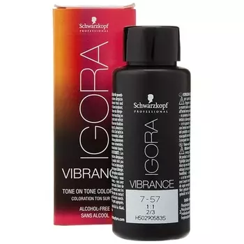 Igora Vibrance 7-57 Средне-русый золотисто-медный, Schwarzkopf