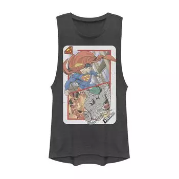 Игральная карта DC Comics для юниоров, Супермен, Судный день, Мускулистый танк Licensed Character