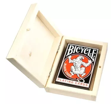 Игральные карты BICYCLE BLACK TIGER 1 DECK в деревянной коробке*