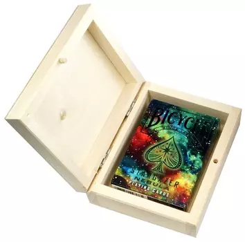 Игральные карты BICYCLE STARGAZER NEBULA, 1 КОЛОДА в деревянной коробке*