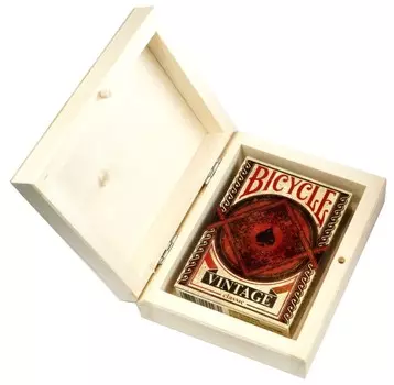 Игральные карты BICYCLE VINTIGE, 1 КОЛОДА, в деревянной коробке*