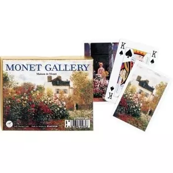 Игральные карты Piatnik MONET GALLERY 2 колоды, Импрессионизм, Maison de Monet