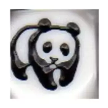 Игральные кости «Панда» d6, 16 мм — белые с черным (5), Dice - Animal