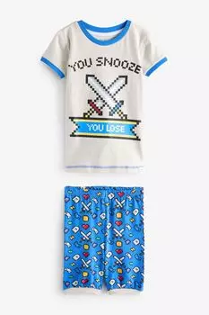 Играя ты дремлешь теряешь короткую пижаму Harry Bear, синий