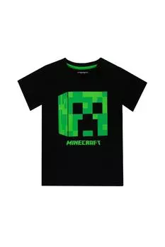 Игровая футболка Creeper Minecraft, черный