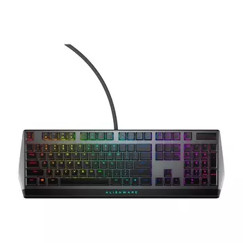 Игровая проводная клавиатура Alienware AW510K, Cherry MX low profile Red, черный, английская раскладка