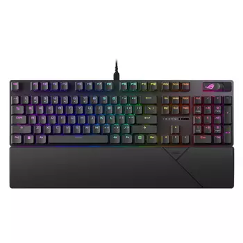 Игровая клавиатура Asus ROG Scope 2 NX, NX Snow, ABS, английская раскладка, черный