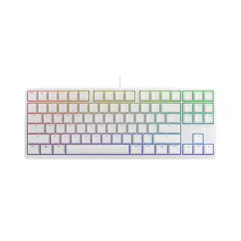 Игровая клавиатура Cherry G80-3000S TKL RGB, проводная, Cherry MX Red, белый