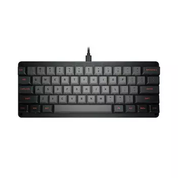 Игровая клавиатура Cougar Puri Mini RGB, DSA Key Cap, Red Switch, чёрный/серый
