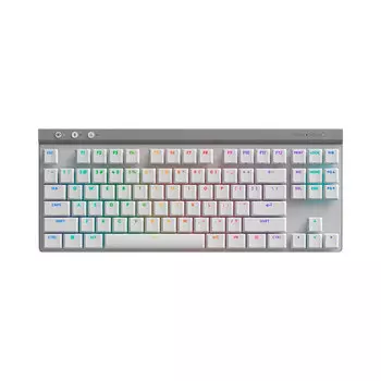 Игровая клавиатура Logitech G515 Lightspeed TKL, Tactile, беспроводная, серебристо-белый