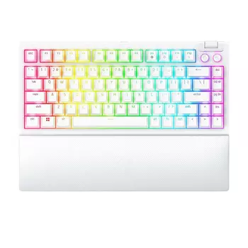 Игровая клавиатура Razer BlackWidow V4 TKL, Orange Tactile, белый, английская раскладка