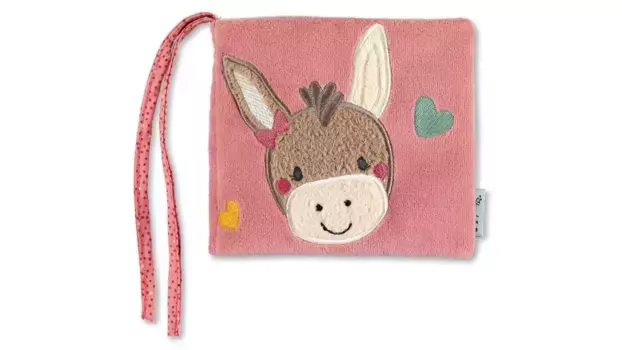 Игровая книжка donkey emmily светло-красного цвета, для привязки Sterntaler
