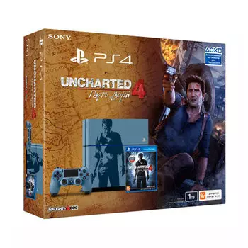 Игровая консоль Sony PlayStation 4, 1ТБ, Uncharted 4 Limited Edition