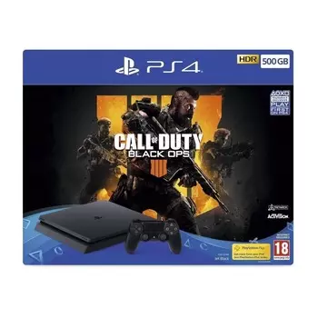 Игровая консоль Sony PlayStation 4 Slim, 500 ГБ + игра CoD Black Ops 4
