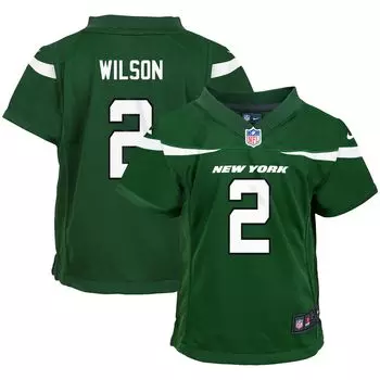 Игровая майка Nike Zach Wilson Gotham Green New York Jets для малышей Nike