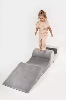 Игровая площадка из пенопласта - серый tupti.wood