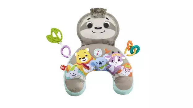 Игровая подушка Fisher Price Sloth с вибрацией, детская игрушка от 0 M