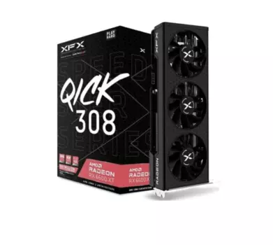 Игровая видеокарта XFX SPEEDSTER QICK308 RADEON RX 6600 XT, 8Gb RX-66XT8LBDQ