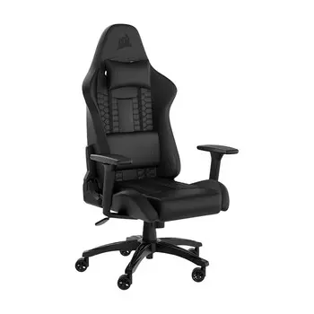 Игровое кресло Corsair TC100 RELAXED Leatherette, черный