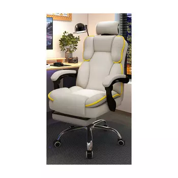 Игровое кресло Insdea HDA022-V, сталь, с подставкой для ног, серый