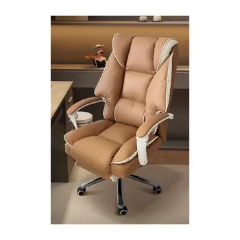 Игровое кресло Insdea HDA067, сталь, с подставкой для ног, коричневый