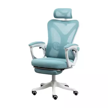 Игровое кресло Insdea YKA024, Latex, нейлон, голубой/белый