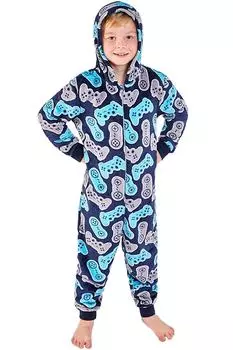 Игровой флисовый комбинезон Bedlam, синий