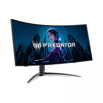 Игровой изогнутый монитор Acer Predator X34 X, 34", 3440x1440, W-OLED, 240 Гц, чёрный