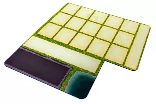 Игровой коврик для настольных игр Everdell: Pearl Stream и Everdell: Winter's Peak - горизонтальная версия Playmaty