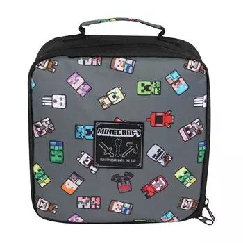 Игровой ланч-бокс Minecraft, серый