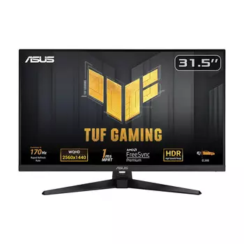 Игровой монитор ASUS TUF Gaming VG32AQAY1A, 31.5", 2560 x 1440, 170 Гц, VA, черный