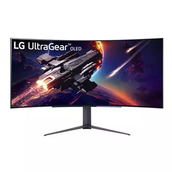 Игровой монитор LG UltraGear OLED 45GR95QE 44.5'', WQHD, 240 Гц, черный