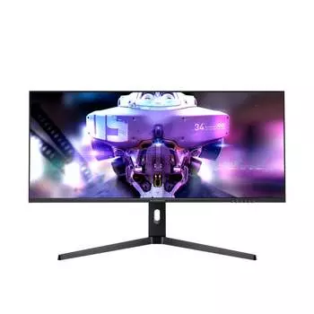 Игровой монитор Machenike MK34QGSC2, 34", 3440 х 1440, 165 Гц, IPS, черный