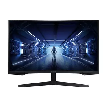 Игровой монитор Samsung C32G55TQWC, 31.5", 2560 x 1440, 144 Гц, VA, черный