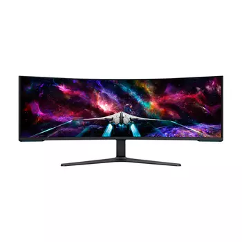 Игровой монитор Samsung S57CG952NC, 57", 7680 x 2160, 240 Гц, VA, черный/белый