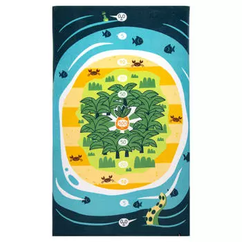 Игровой набор 2 летающих диска и мишень из полотенца SANDEVER