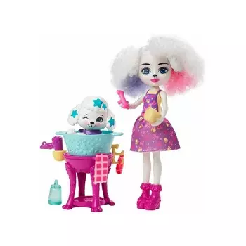 Игровой набор Barbie Enchantimals City Tails Салон красоты HHC20