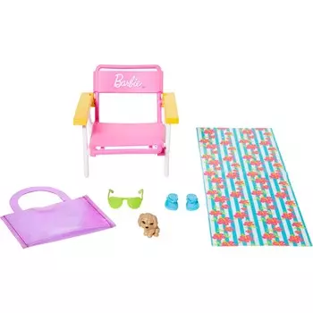 Игровой набор Barbie питомец на пляже HKP88