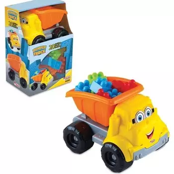 Игровой набор Dede Грузовик с ящиком для игрушек, 20 предметов