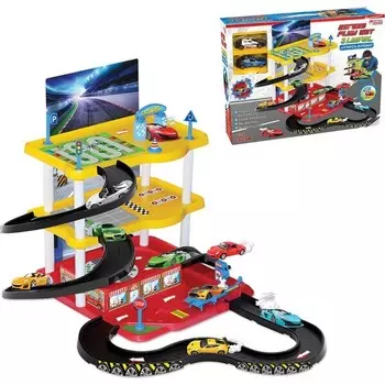 Игровой набор Dede Трехэтажный гараж