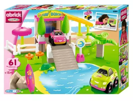 Игровой набор Ecoiffer пляж для серфинга