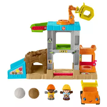 Игровой набор Fisher Price Little People Load Up and Learn Construction Site