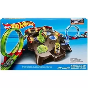 Игровой набор Hot Wheels Гоночный комплект с гигантским обручем