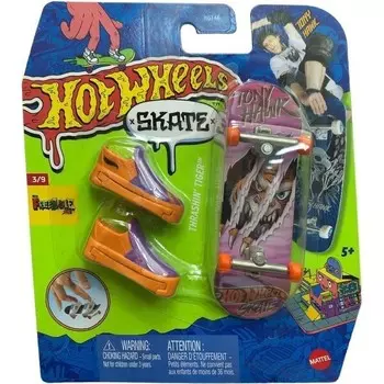 Игровой набор Hot Wheels Tiger Скейтборд для пальцев