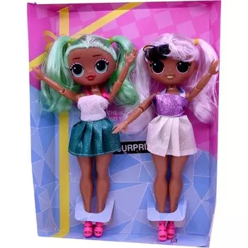 Игровой набор кукол Lol Omg, 2 штуки