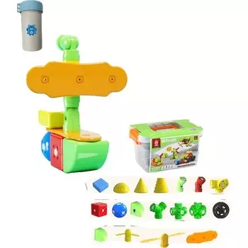 Игровой набор Kungfu Panda Магнитные строительные блоки, 32 предмета