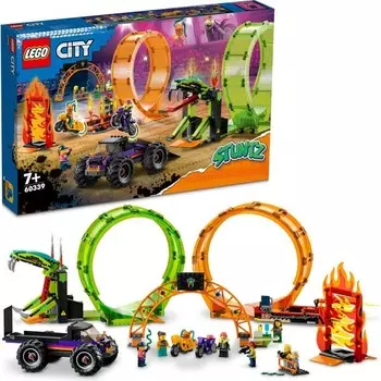 Игровой набор Lego City Двойная ринг арена, 598 деталей