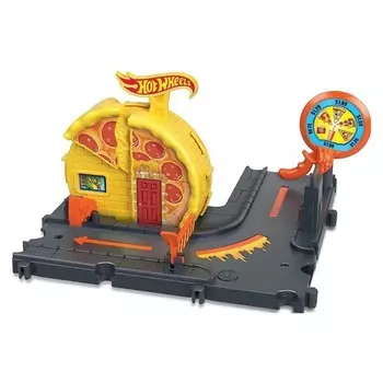 Игровой набор Mattel Hot Wheels Show World Speedy Pizza