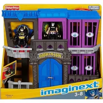 Игровой набор Mattel Imaginext Dc Super Friends Тюрьма Готэма