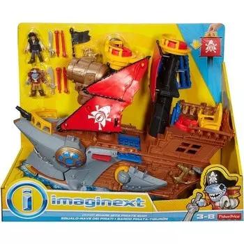 Игровой набор Mattel Imaginext Пиратский корабль